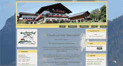 Desktop Screenshot of buchnerhof-chiemsee.de
