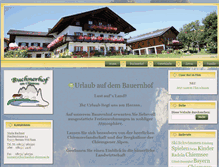 Tablet Screenshot of buchnerhof-chiemsee.de